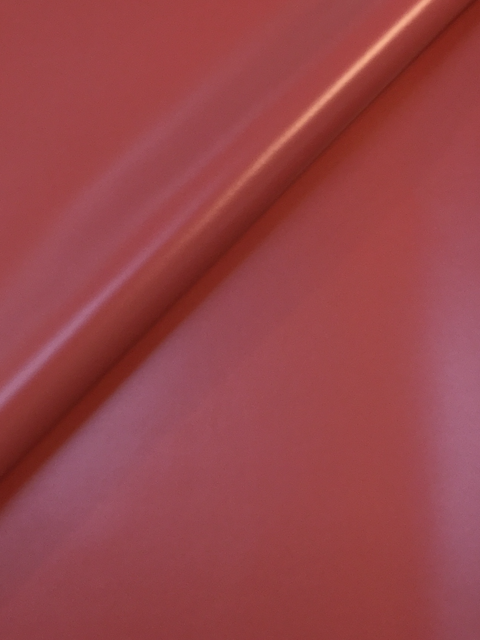 Water Repellant Faux Leather in Dark Coral