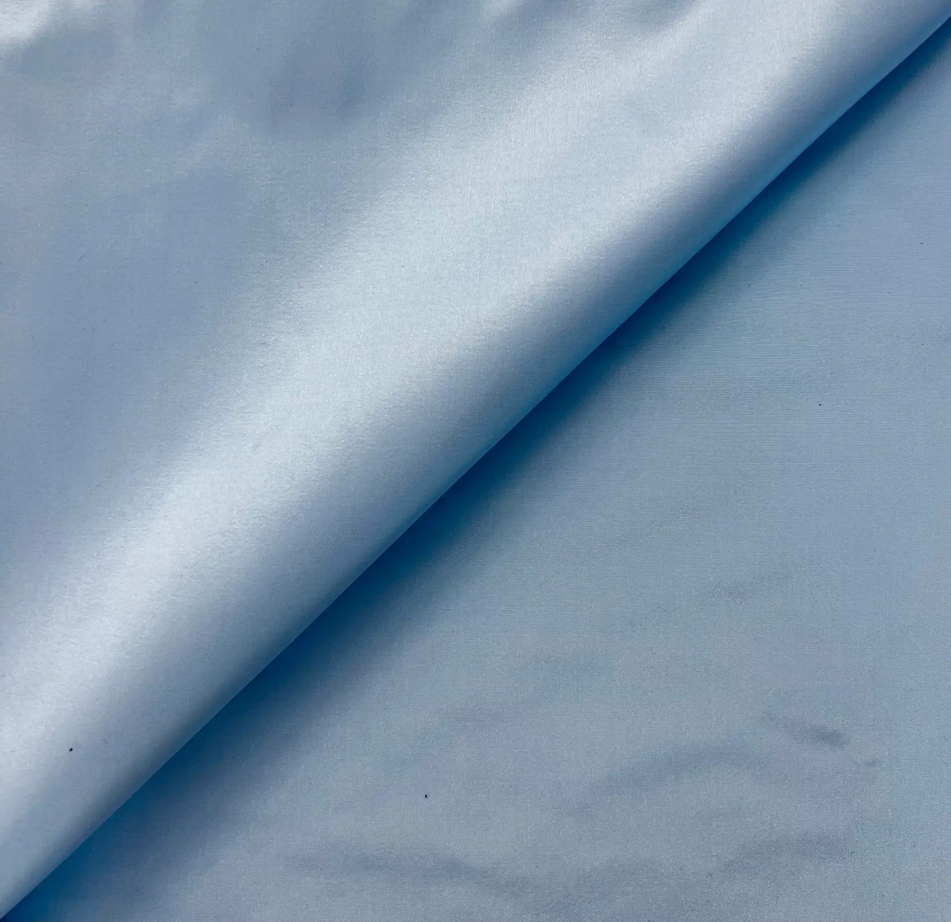Pure Silk Taffeta in Powder Blue