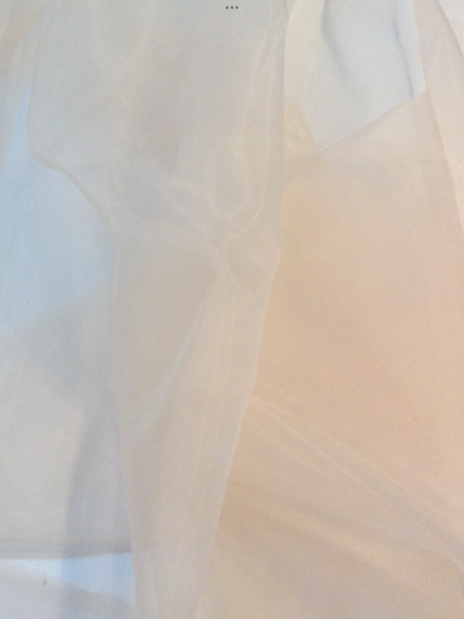 Polyester Organza in Peach
