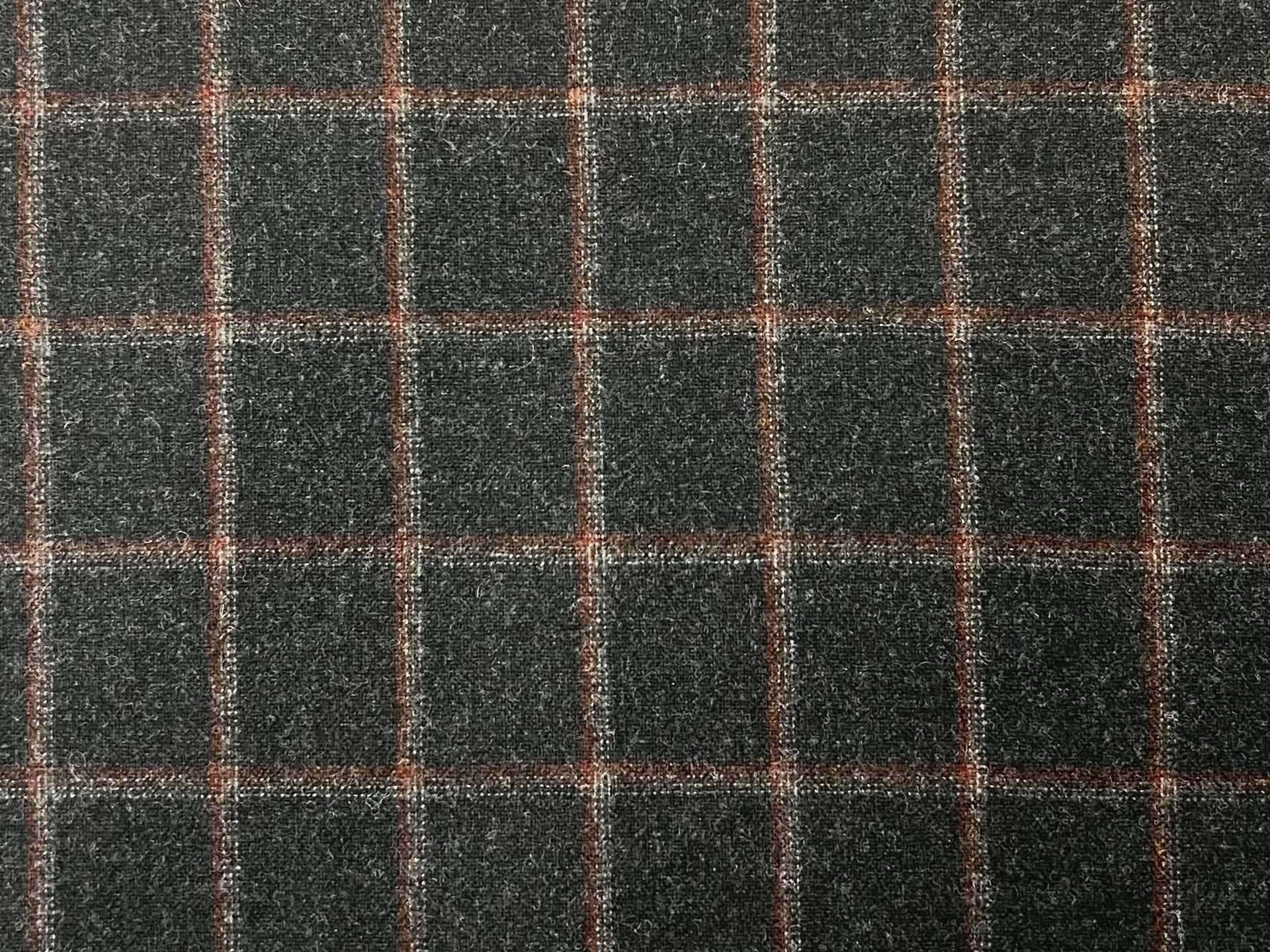 Made in Italy Wool Super 120's/Cashmere Windowpane
