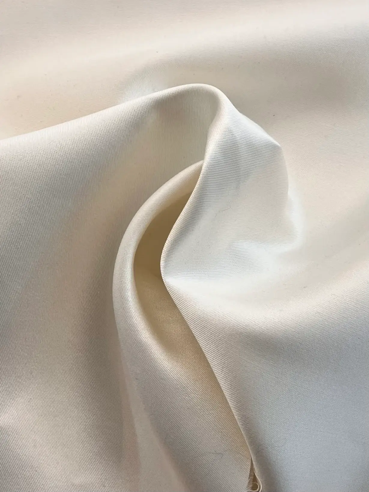 Silk  and  Wool in Off White