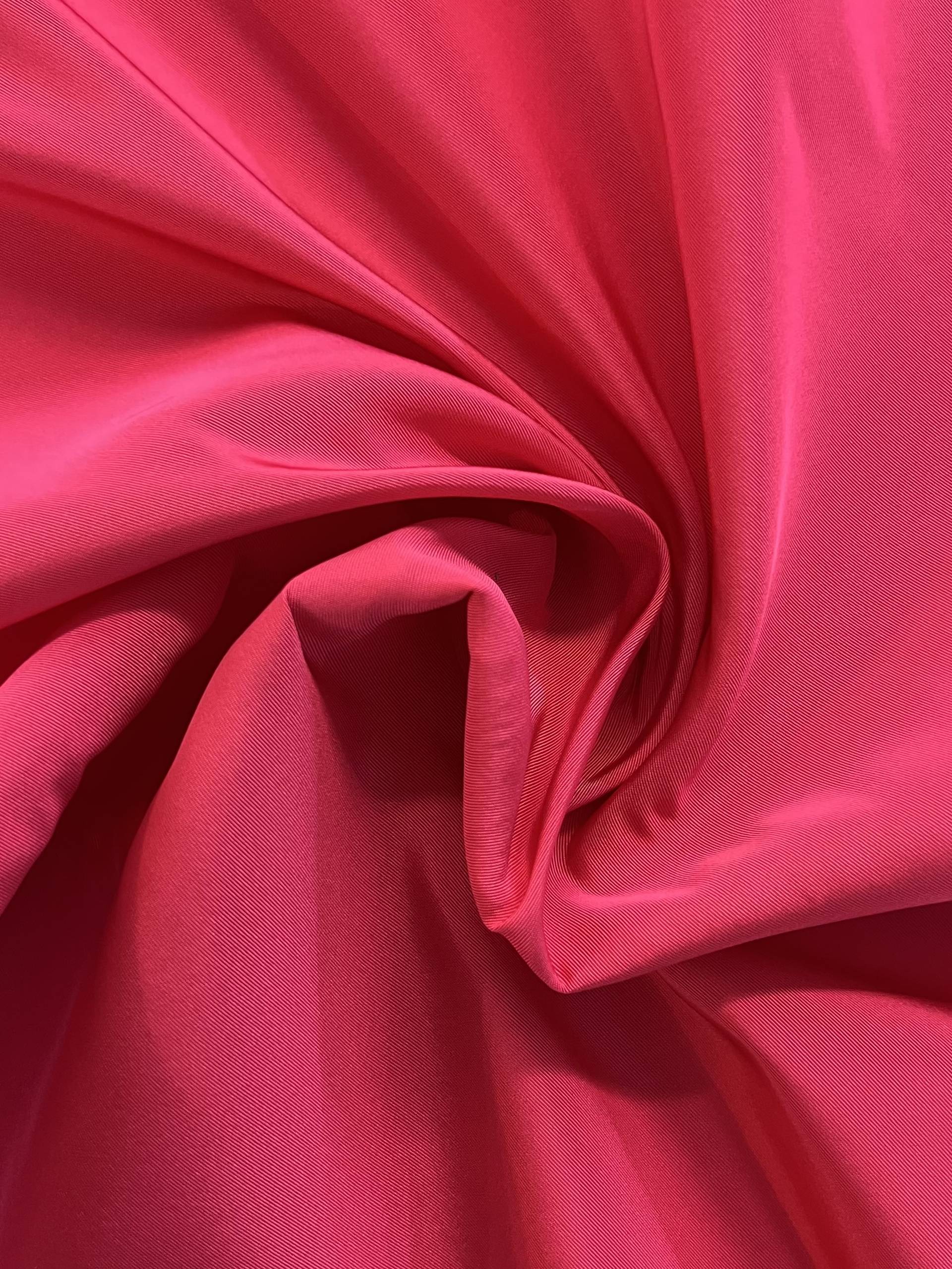 Pure Silk Gros de Londre in Bright Watermelon