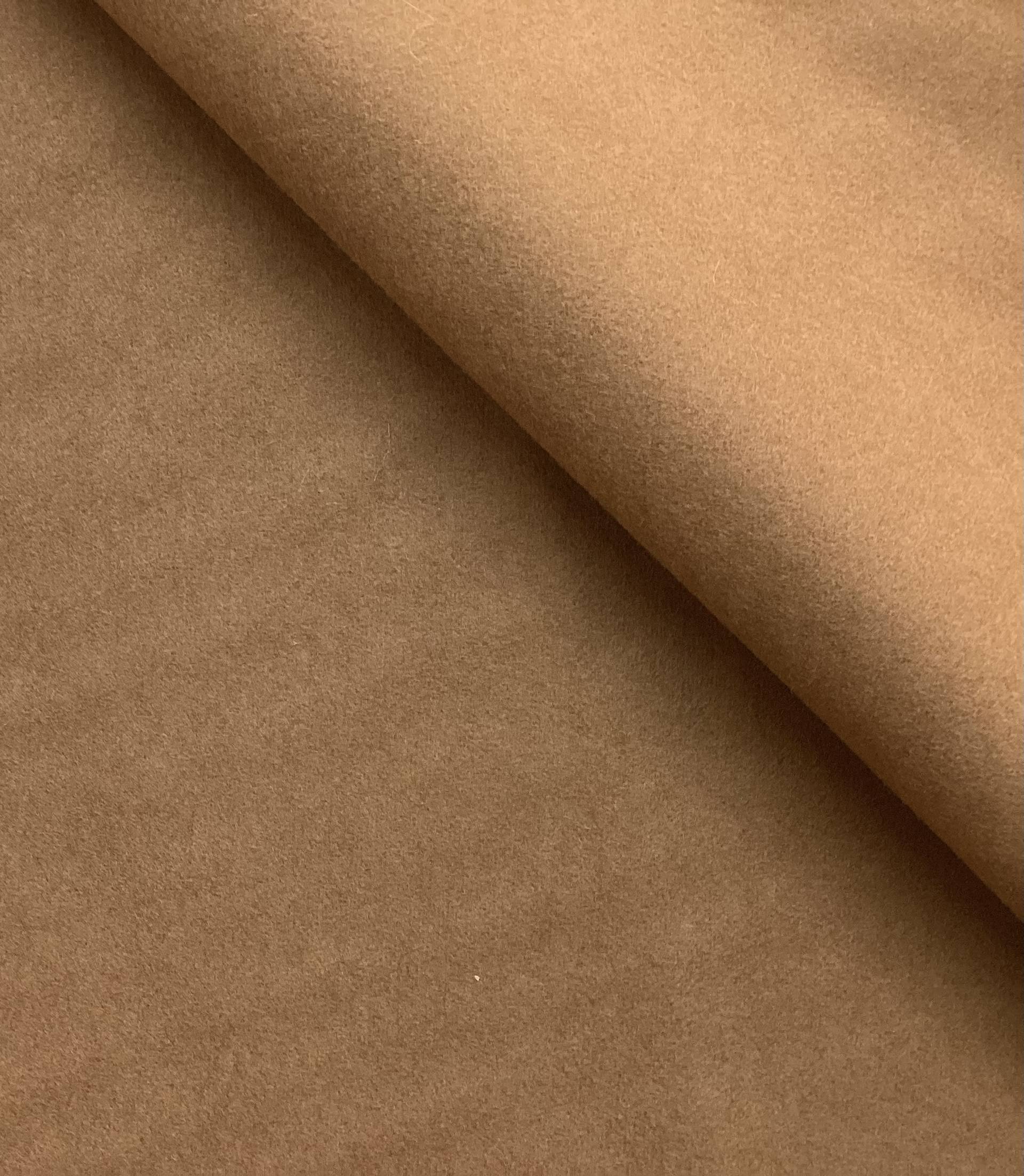 100% Wool Coating In Toast