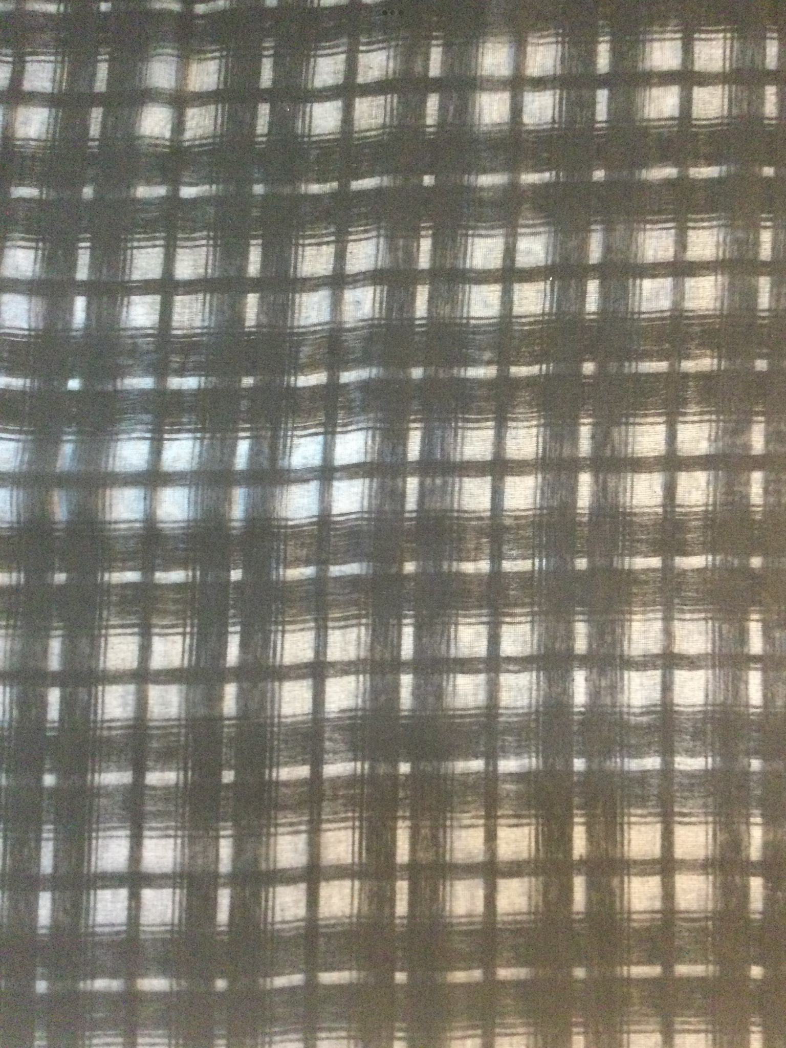 Linen/Cotton Mesh in Black