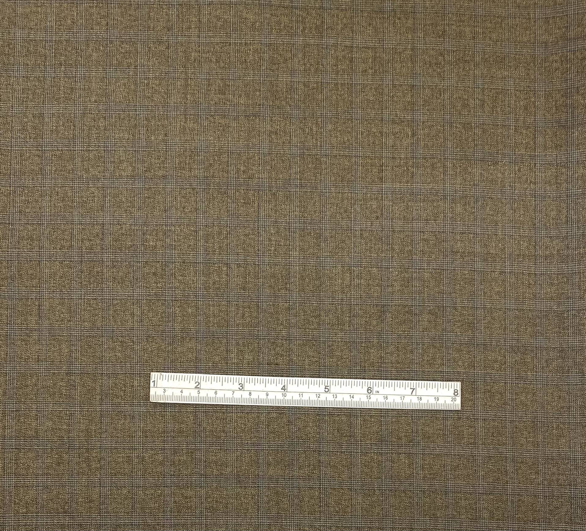 Made in Italy 100% Wool Super 110's Plaid