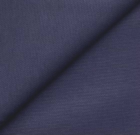 Cotton Pima Wale Pique in Navy