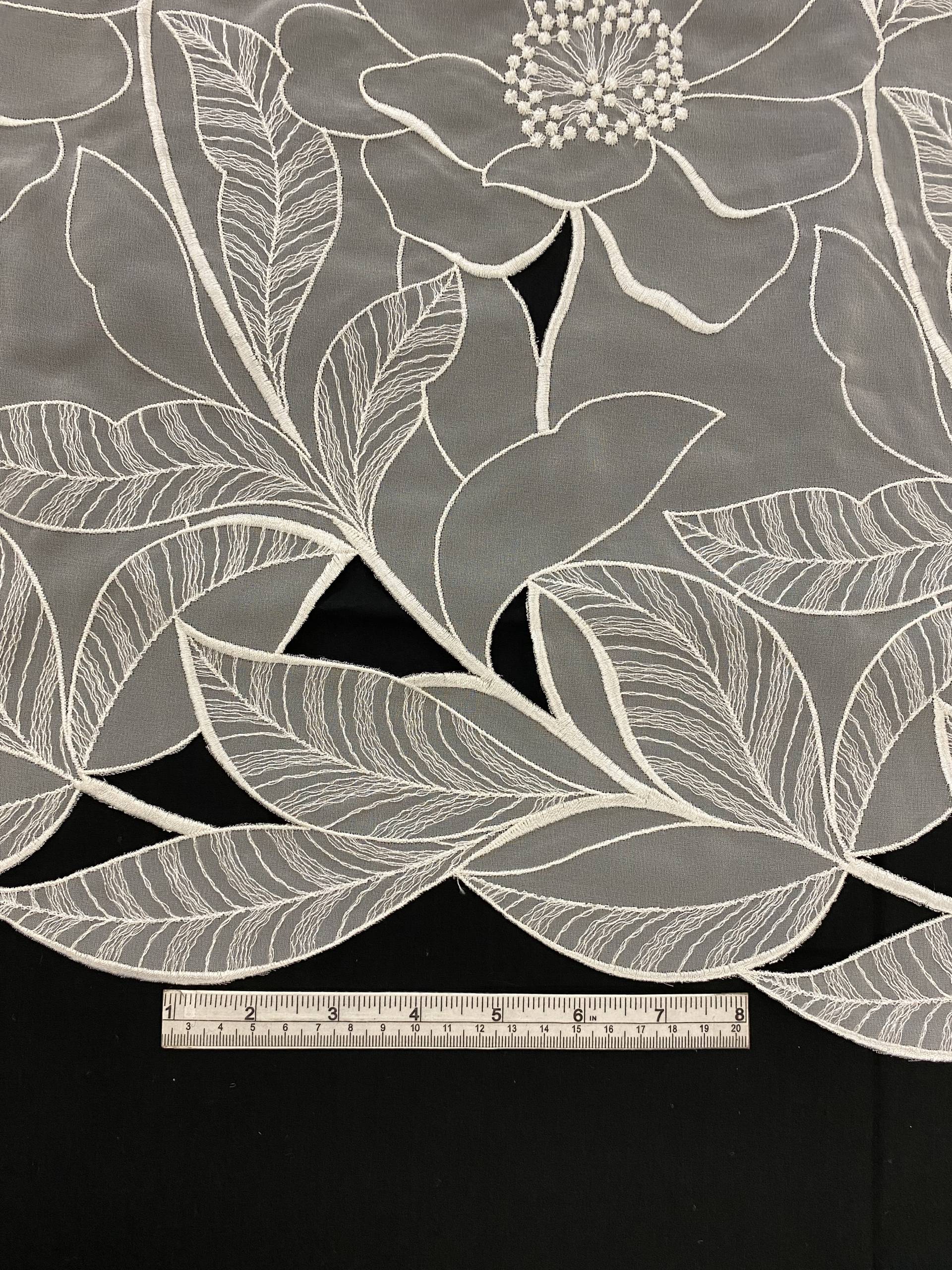 Embroidered Polyester Chiffon
