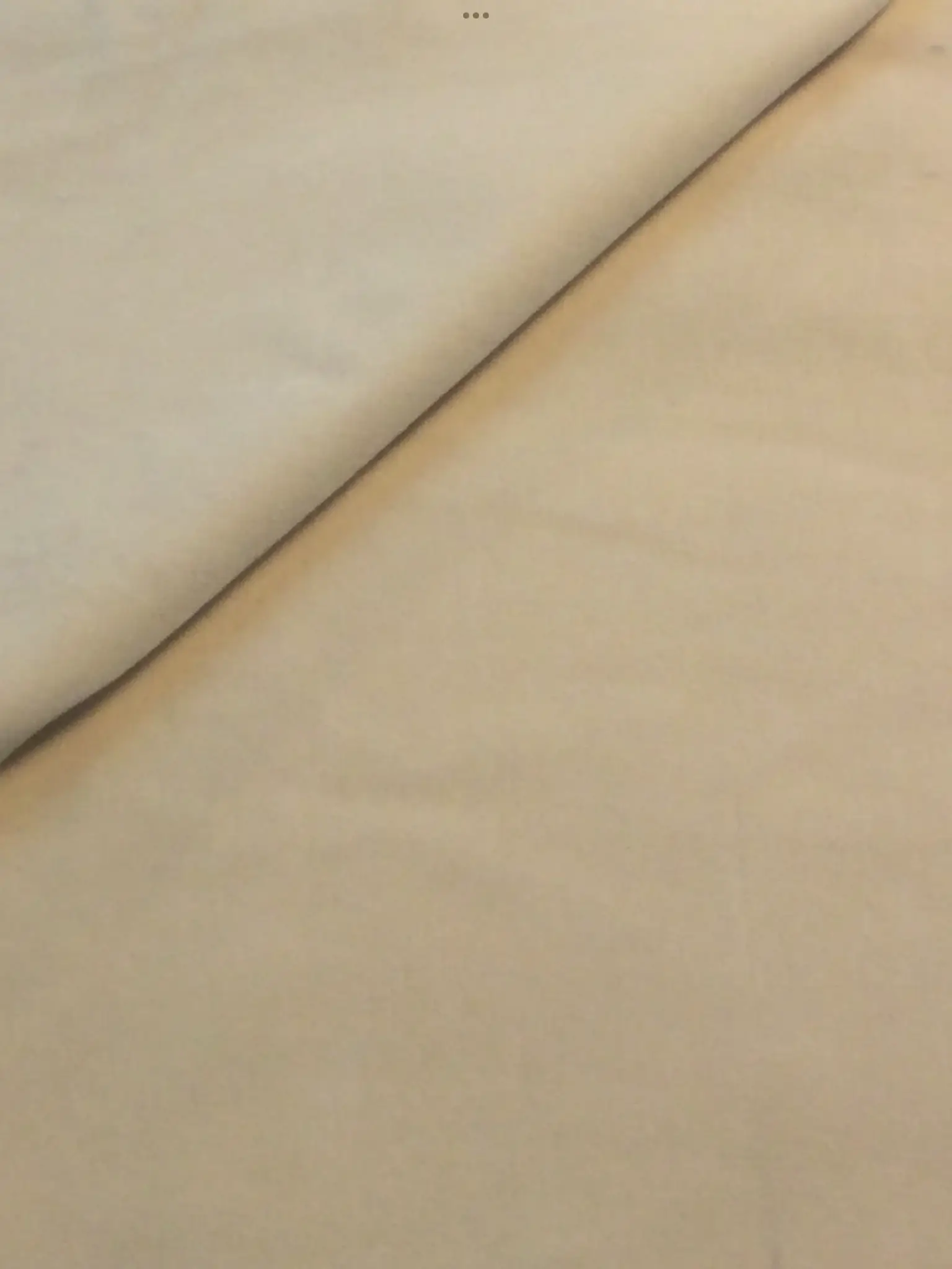 Made in Italy Cotton Velvet in Vanilla 