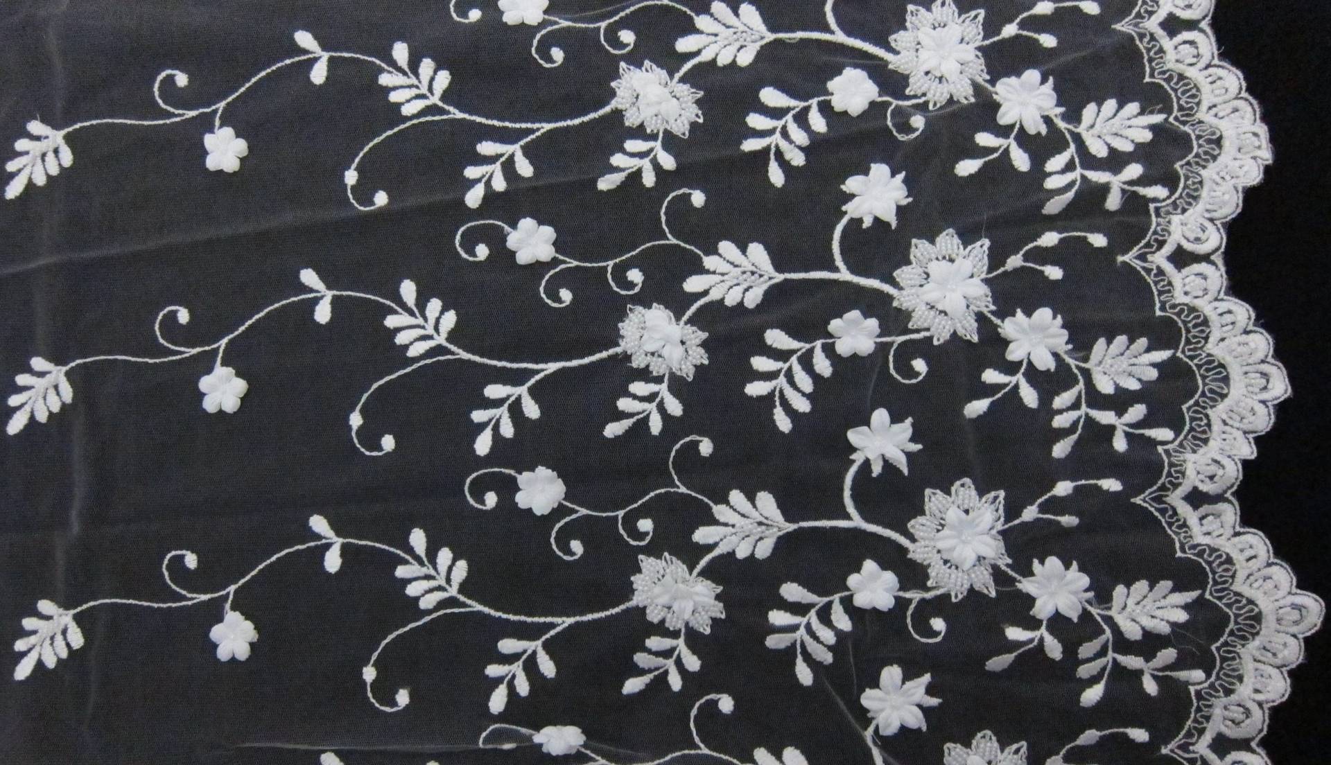 Beaded Embroidered Illusion0