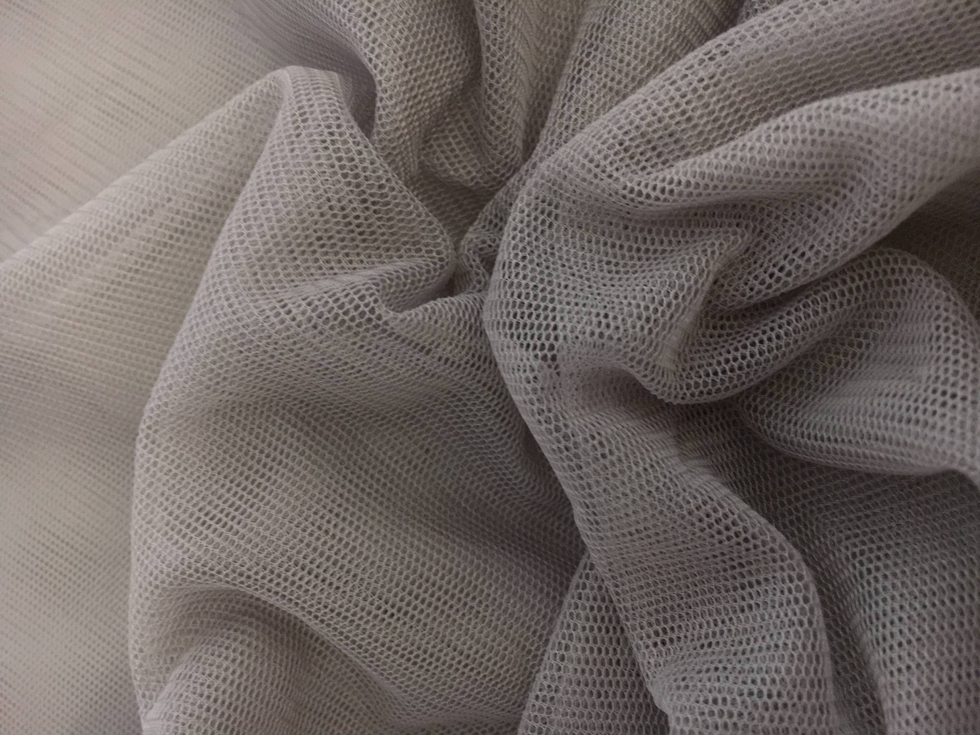 Nylon Bobbinet in Bruma0