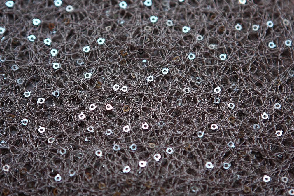 Sequins on Poly Mesh2