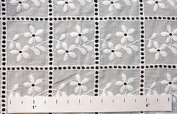 Cotton Eyelet in White0