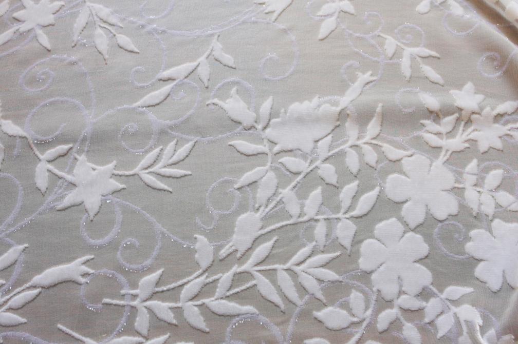 Silk Lurex Burnout Velvet0