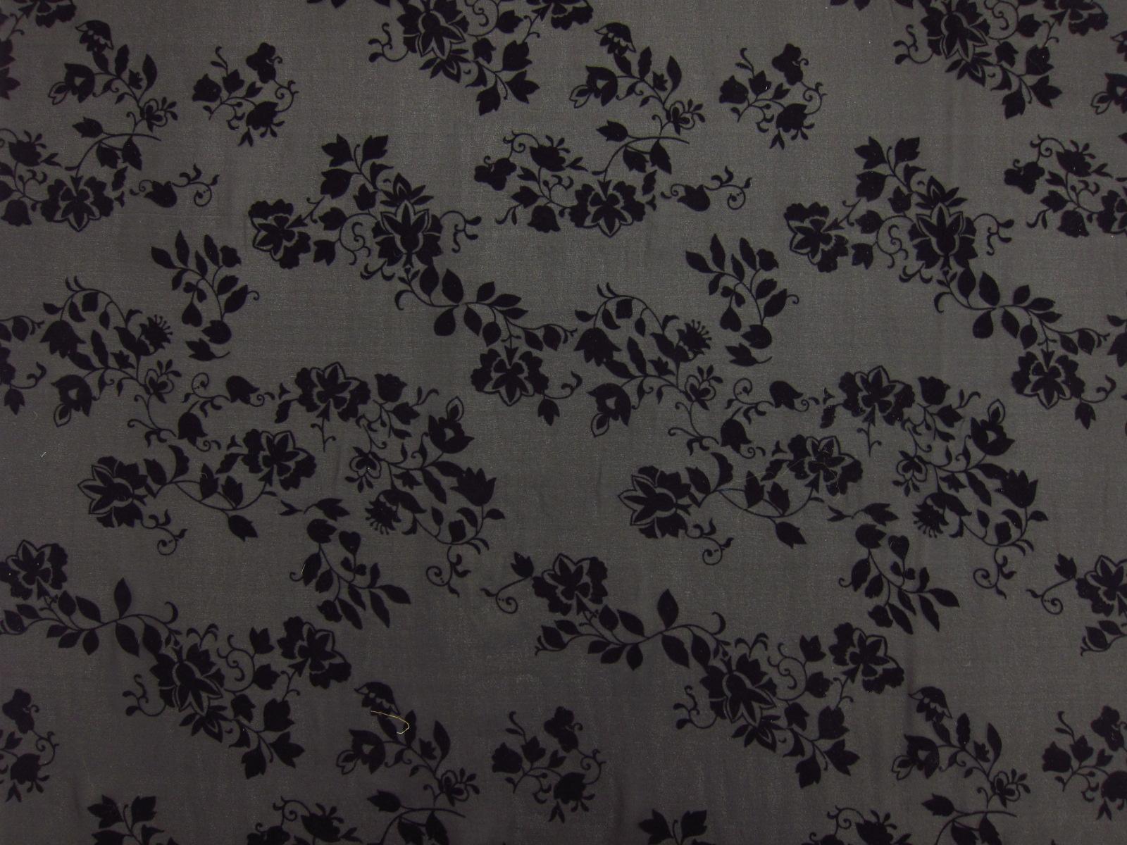 Flocked Silk Double Georgette0