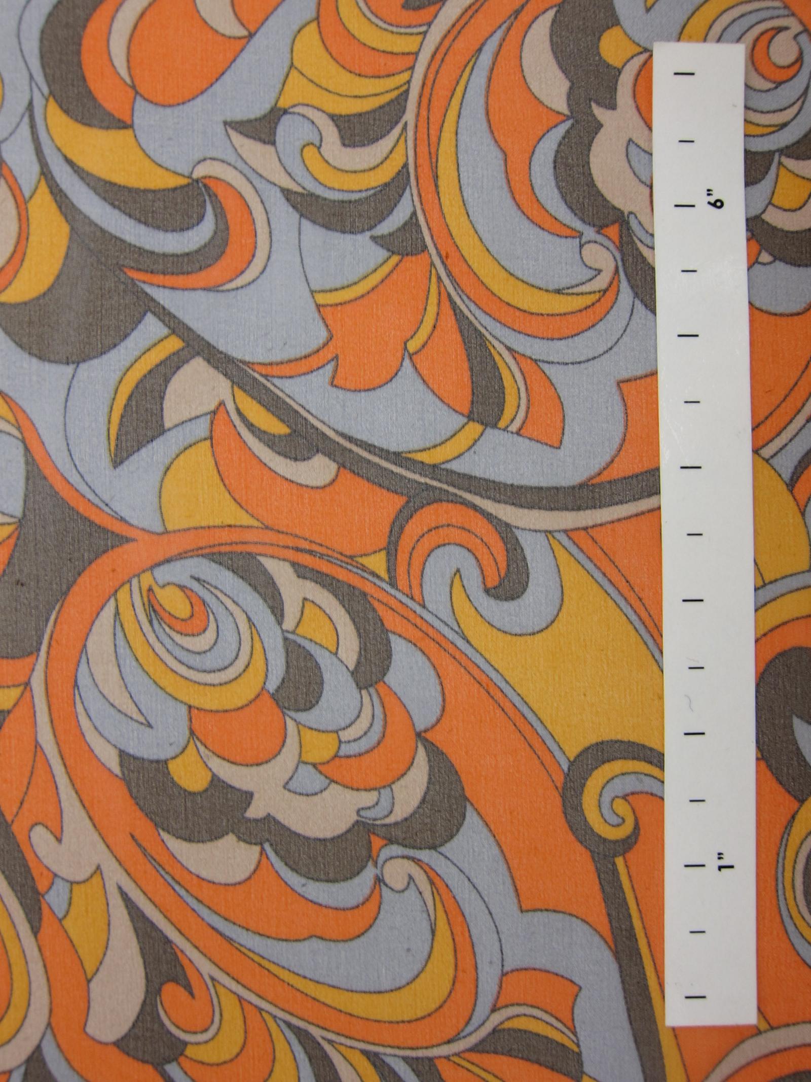 Printed Silk Chiffon0