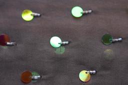 Paillettes on Silk Chiffon2