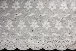 Cotton Eyelet in Off White1
