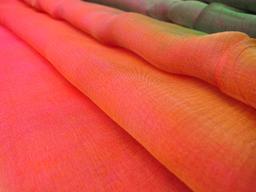 Iridescent Tie Dye Ombré Silk Chiffon2