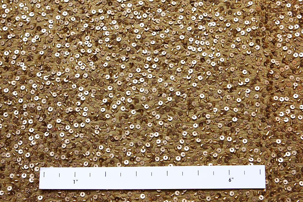 Sequins on Silk Chiffon1