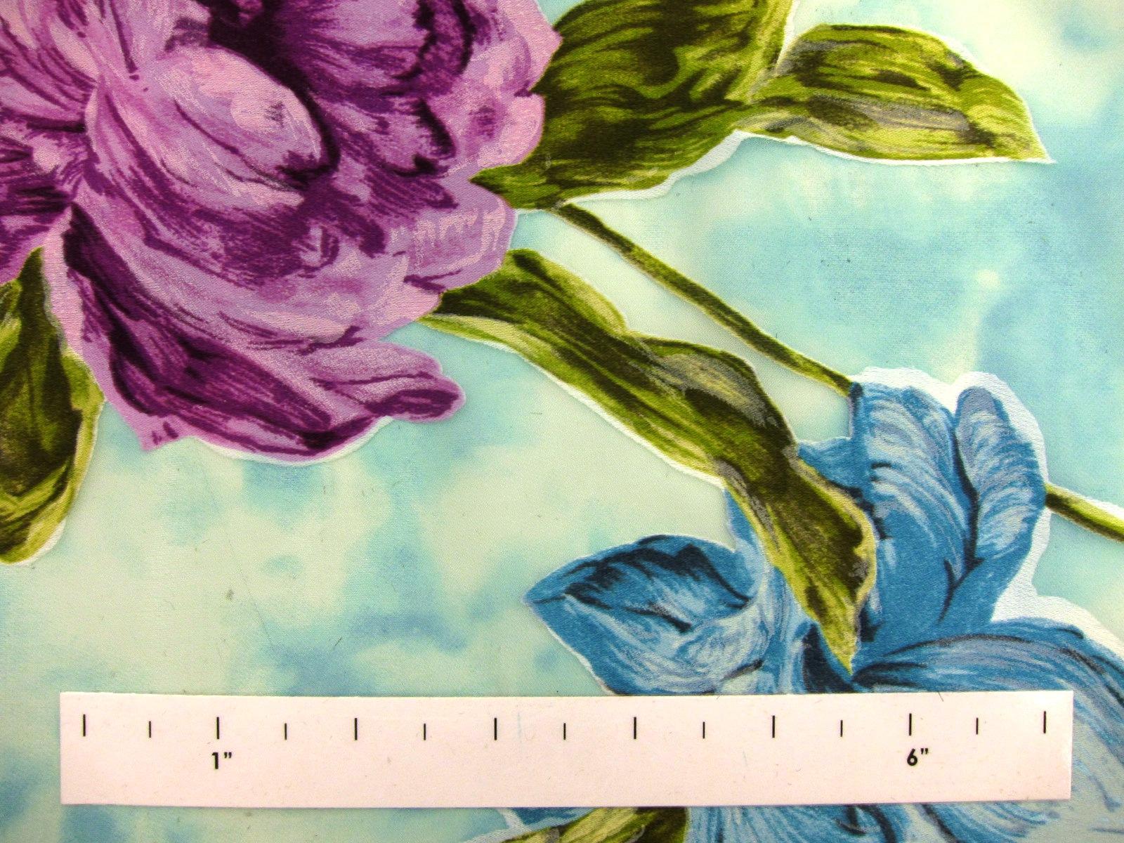 Printed Silk Burn out Chiffon1