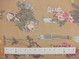 Iridescent Printed Silk Chiffon0