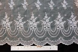 Cotton Embroidered Organdy0