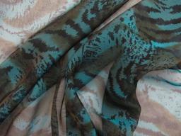 Iridescent Silk Chiffon Print2