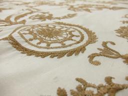 Embroidered Silk Shantung2