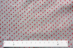 Cotton Swiss Dot in Red1