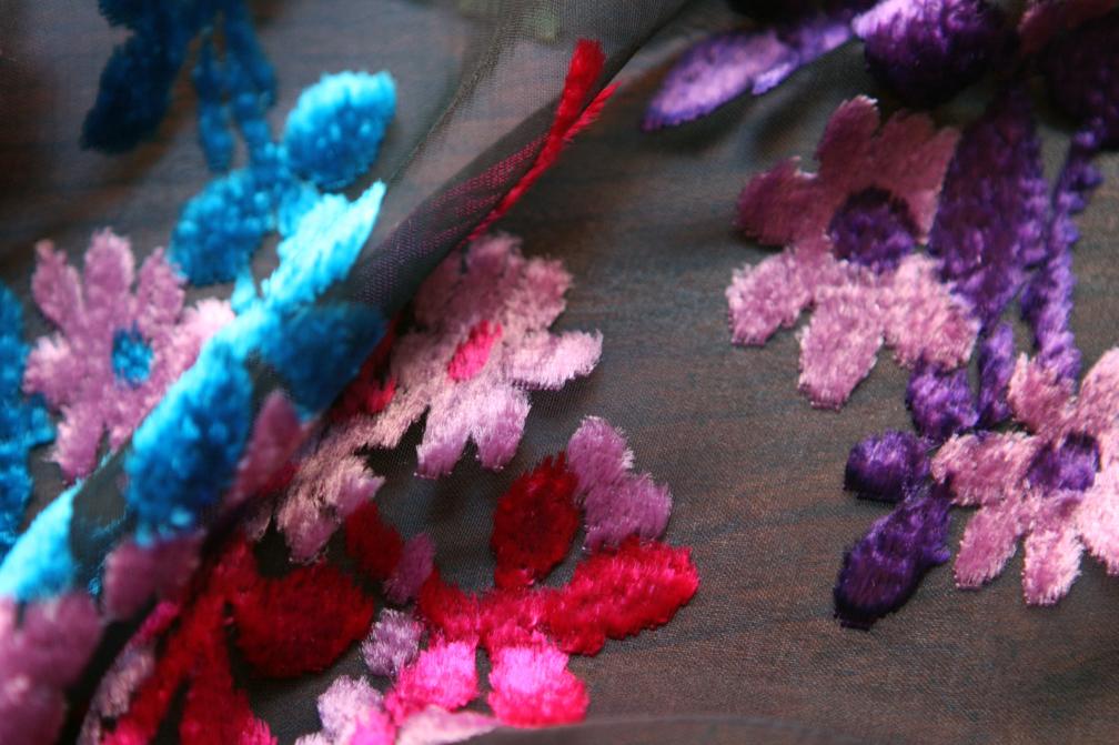 Silk Rayon Burnout Velvet3