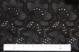 Cotton Eyelet in Black1