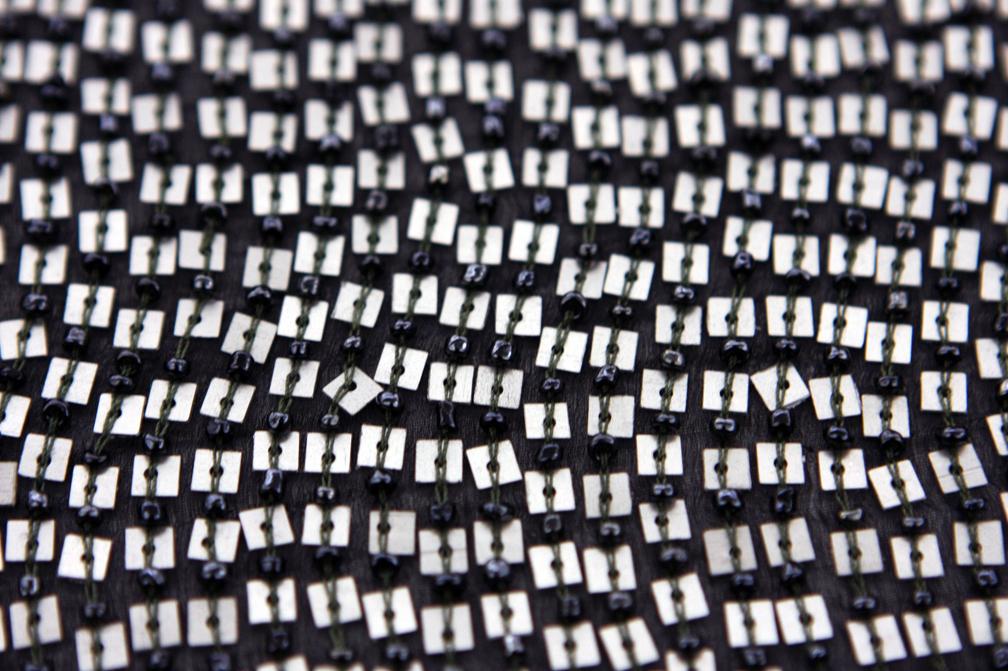 Sequins on Silk Chiffon2