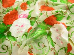 Printed Silk Burnout Chiffon2