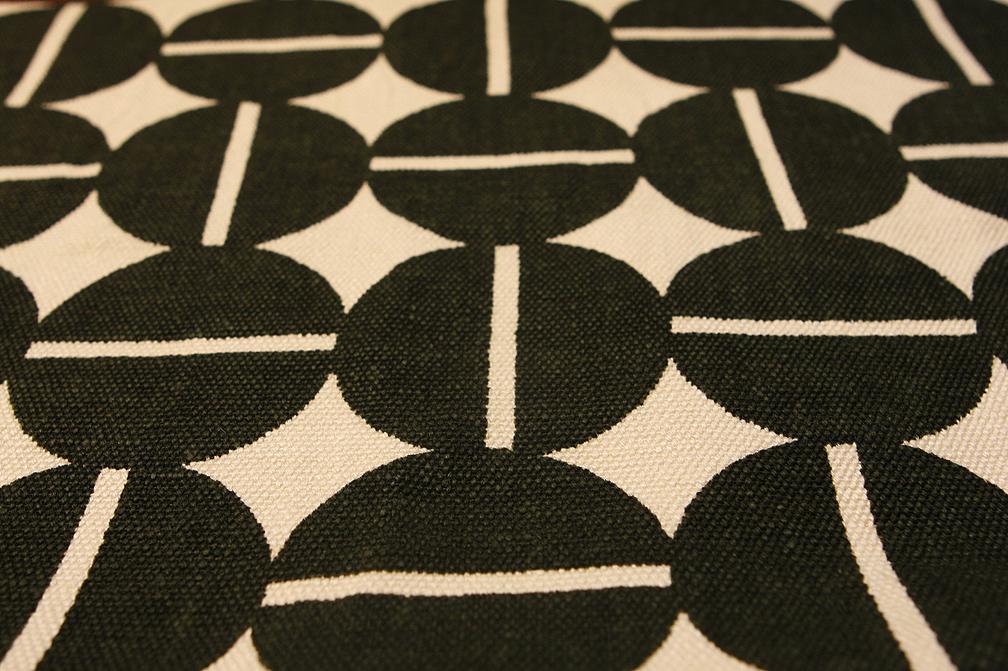 Linen Upholstery Geometric Print2