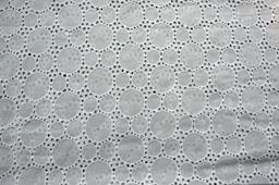 Cotton Eyelet in White0