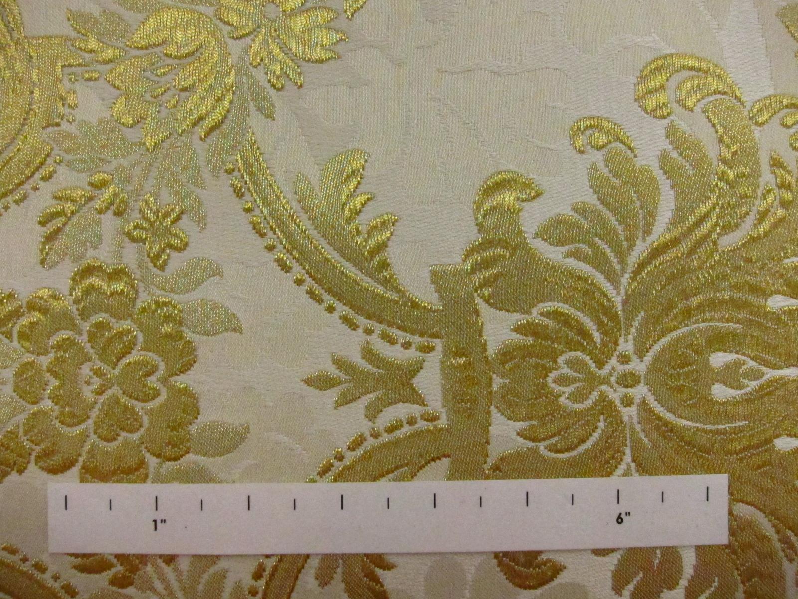 Metallic Jacquard Brocade0
