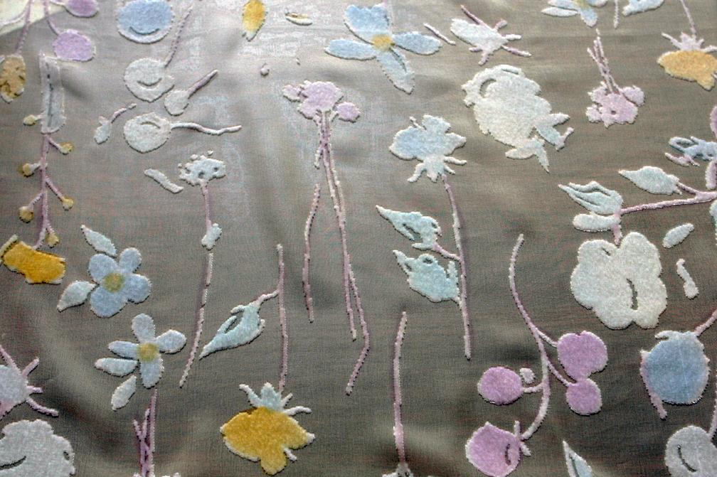 Silk Rayon Burnout Velvet0