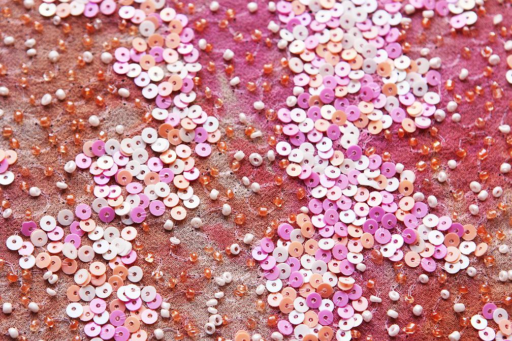 Sequins on Silk Chiffon2