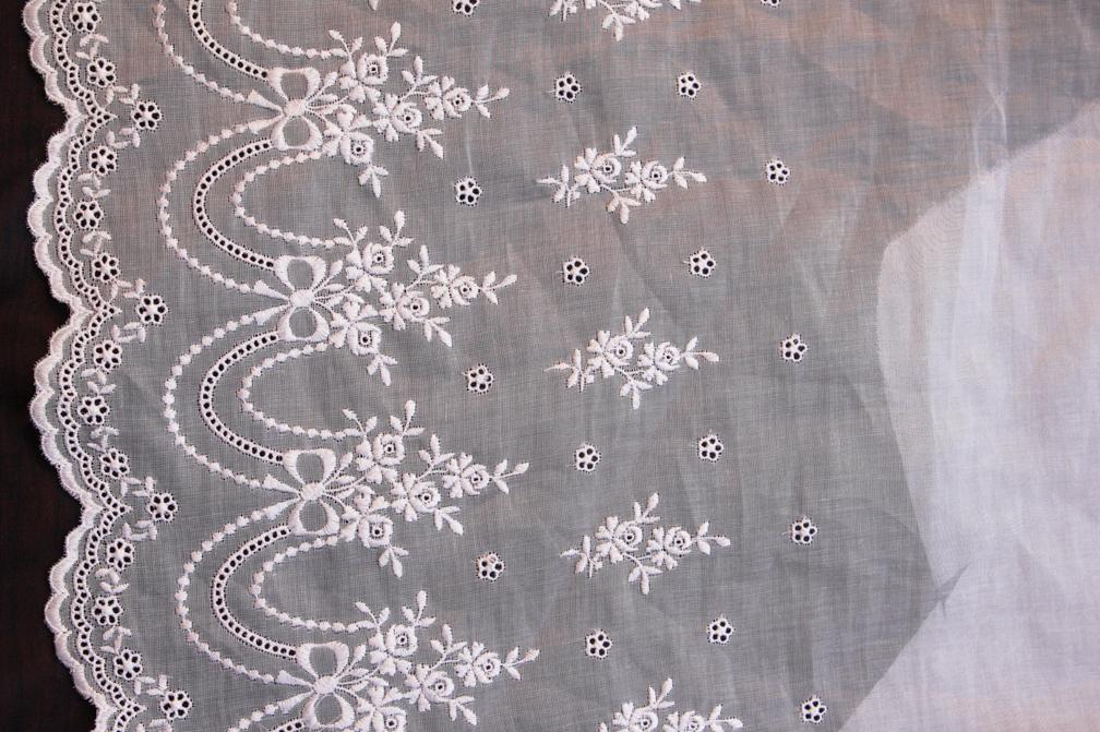 Cotton Embroidered Organdy1