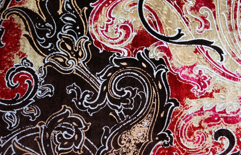 Printed Silk Panné Velvet2