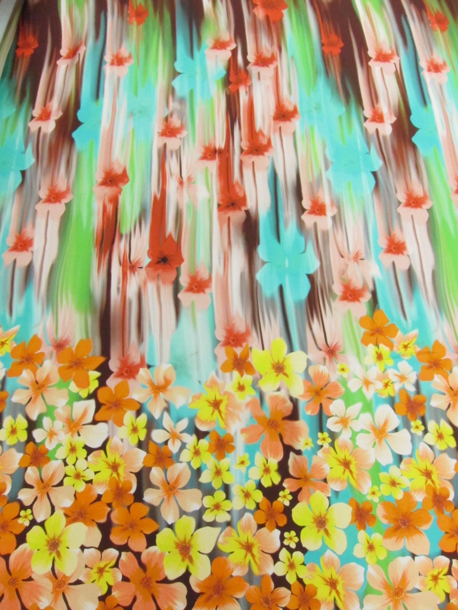 Printed Silk Charmeuse