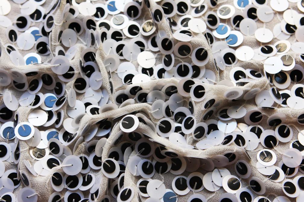 Sequins on Silk Chiffon3