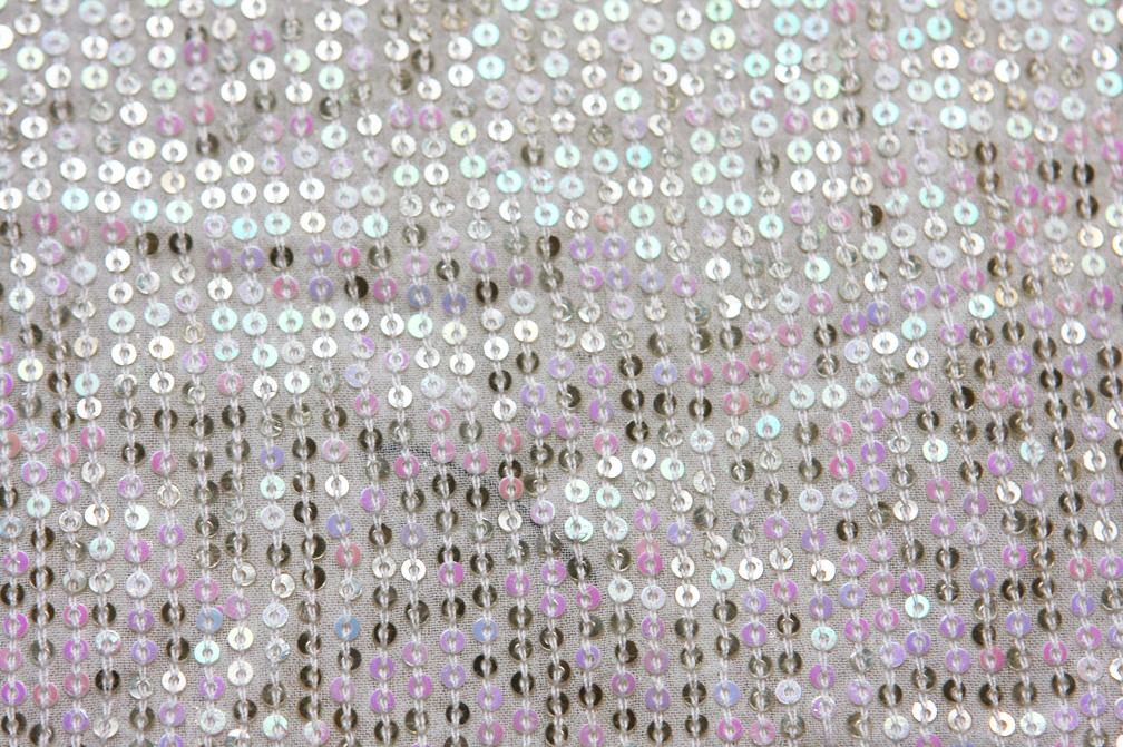 Sequins on Silk Chiffon2