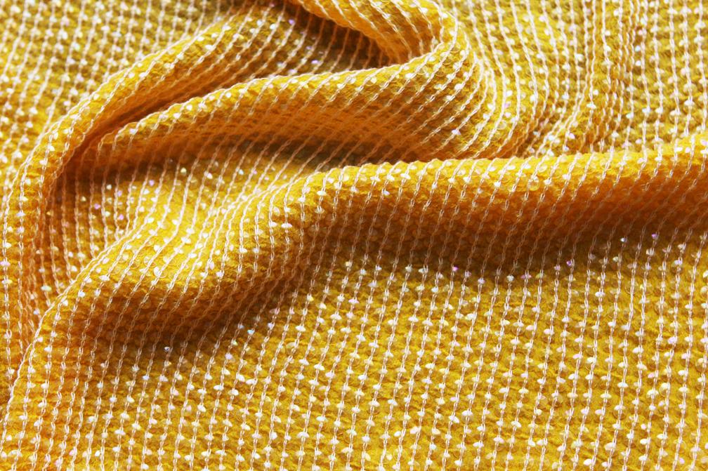 Sequins on Silk Chiffon3