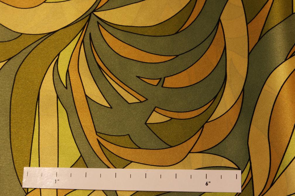 Printed Silk Charmeuse0