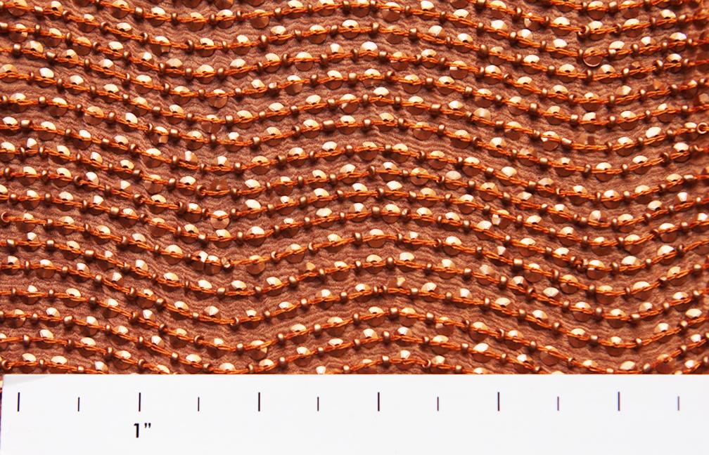 Sequins on Silk Chiffon1