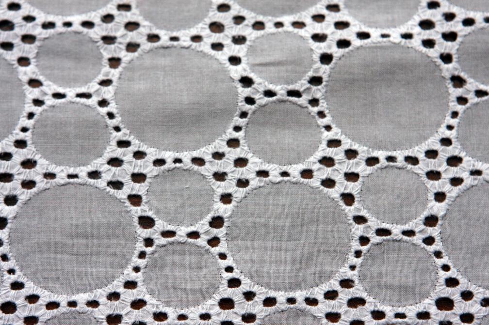 Cotton Eyelet in White3