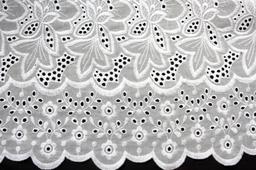 Cotton Eyelet in White1