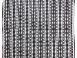 Double scallop black floral French Chantilly Lace