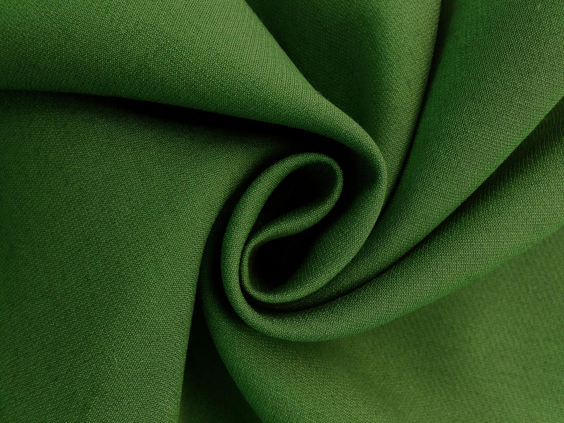 Silk and Wool in Army Green